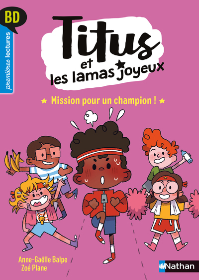 BD PREMIERES LECTURES - TITUS ET LES LAMAS JOYEUX BD T3: MISSION POUR UN CHAMPION ! - VOL05