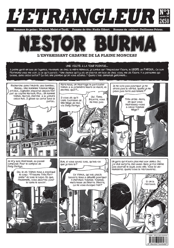 L'Etrangleur - T07 - Nestor Burma - L'Envahissant Cadavre De La Place Monceau