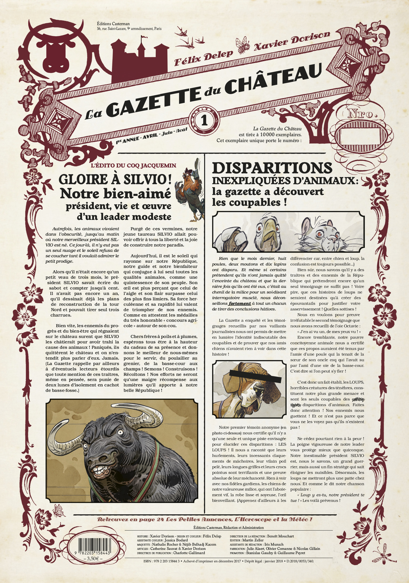 La Gazette Du Chateau - T01 - La Gazette Du Chateau