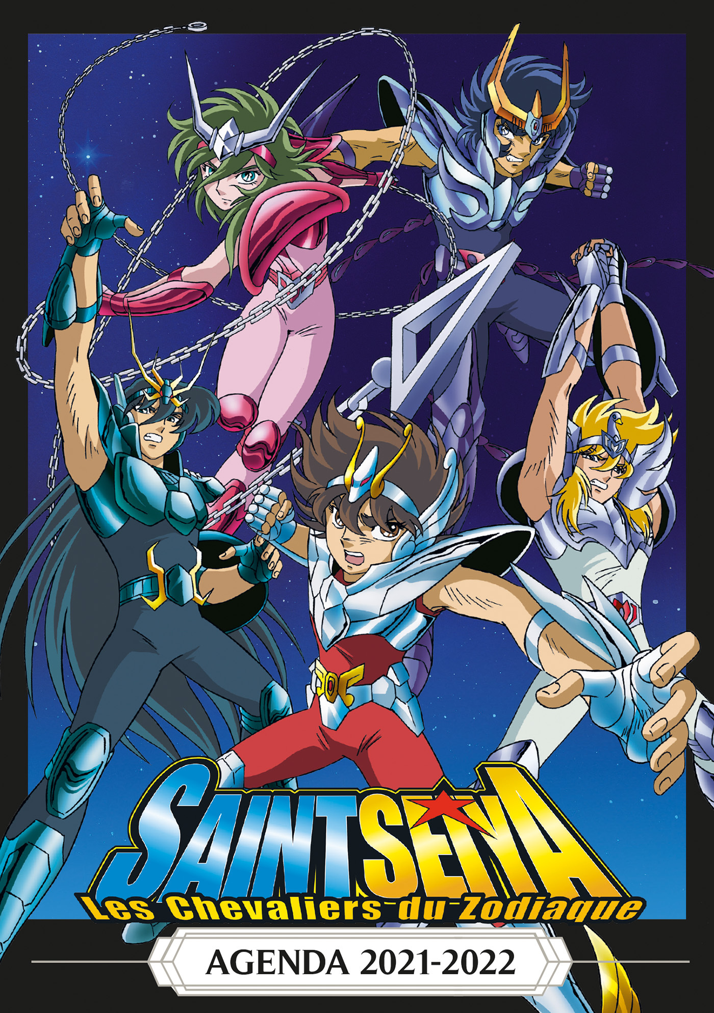 Agenda 2021-2022 Saint Seiya