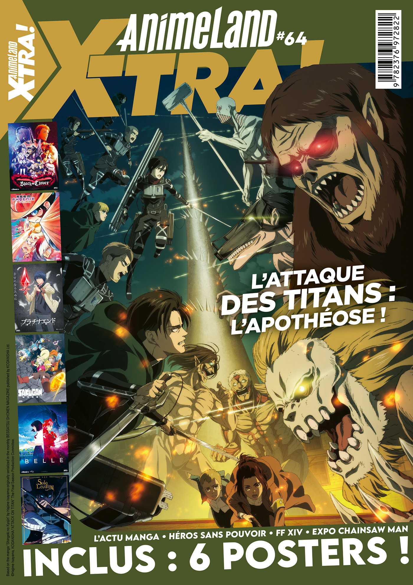 Animeland Xtra - T64 - Animeland Xtra 64 L'Attaque Des Titans                                       