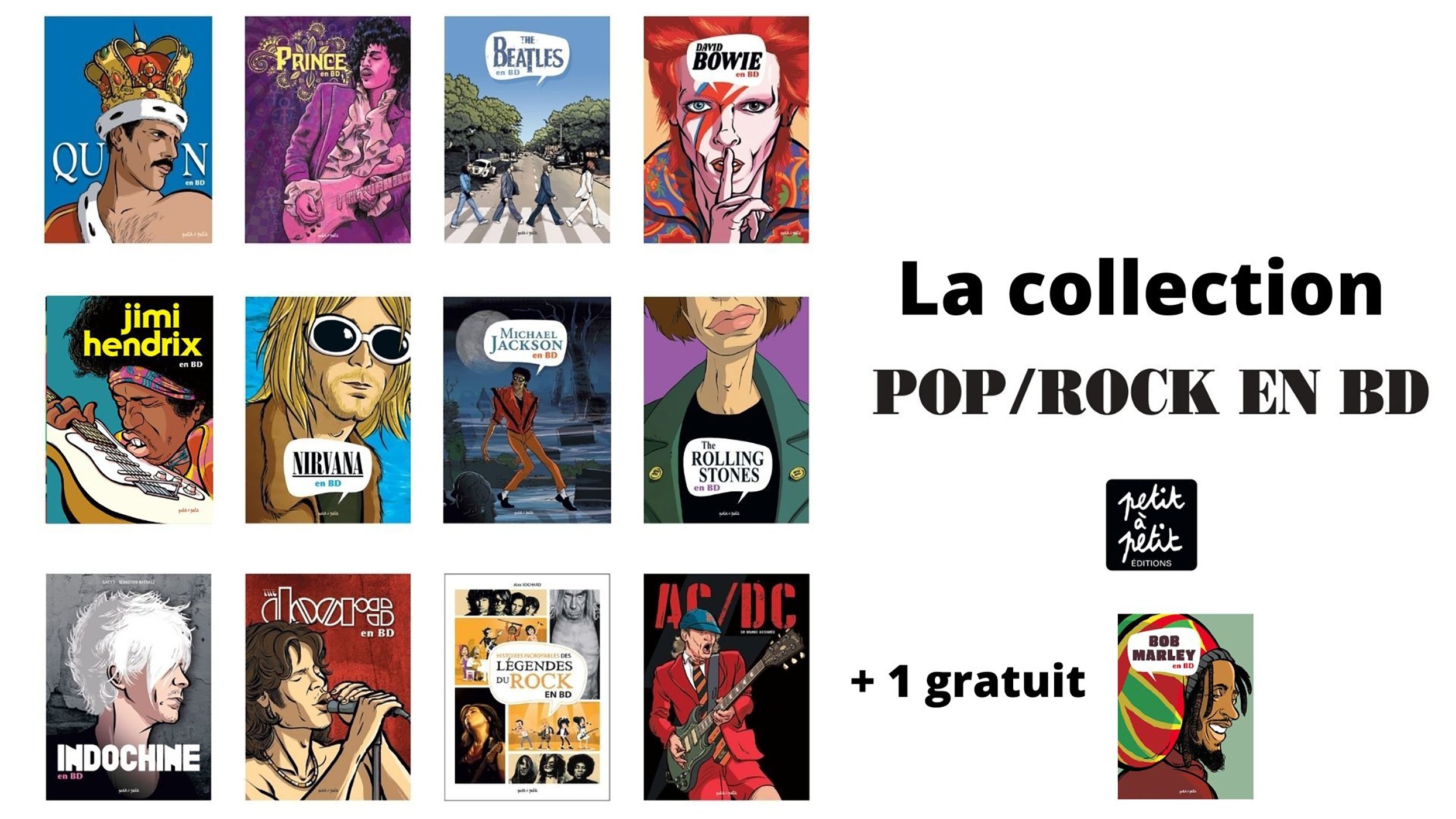 12 TITRES POP-ROCK PLUS 1 GRATUIT !