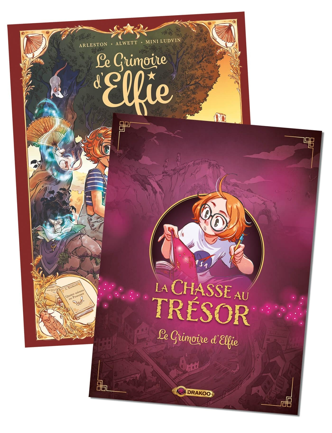 LE GRIMOIRE D'ELFIE - T02 - LE GRIMOIRE D'ELFIE - VOL. 02 + CHASSE AU TRESOR - LE DIT DES CIGALES