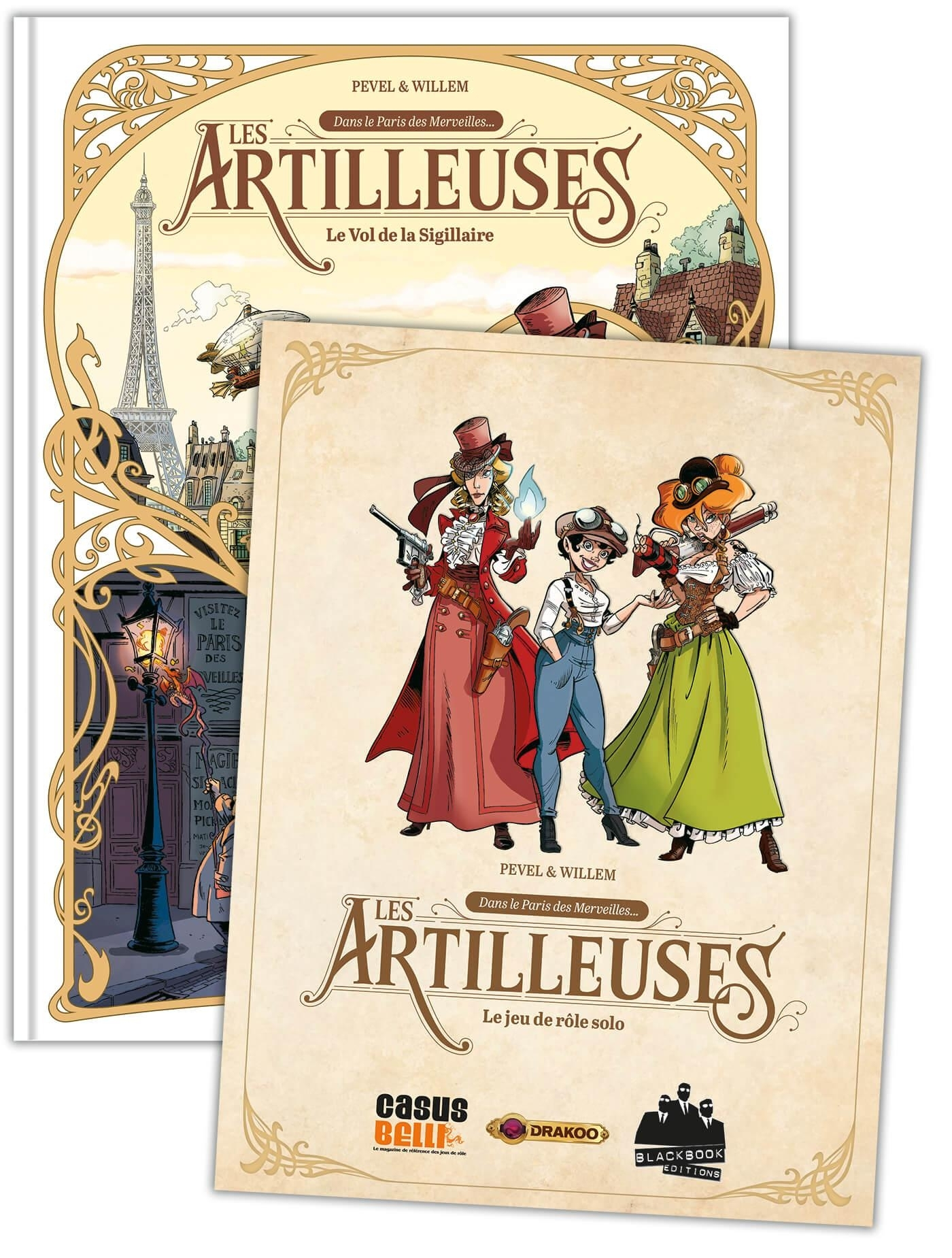 LES ARTILLEUSES - T01 - LES ARTILLEUSES - VOL. 01/3 + JEU DE ROLE - LE VOL DE LA SIGILLAIRE