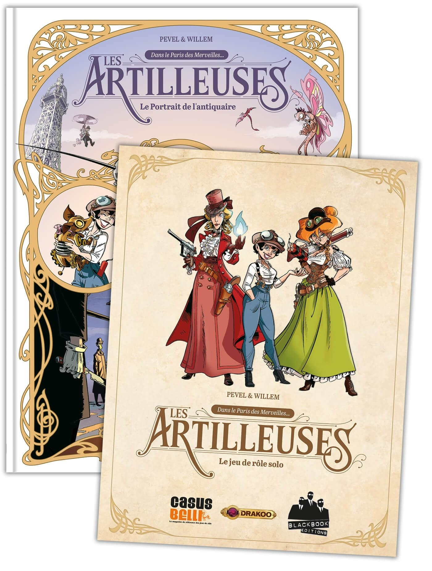 LES ARTILLEUSES - T02 - LES ARTILLEUSES - VOL. 02/3 + JEU DE ROLE - LE PORTRAIT DE L'ANTIQUAIRE