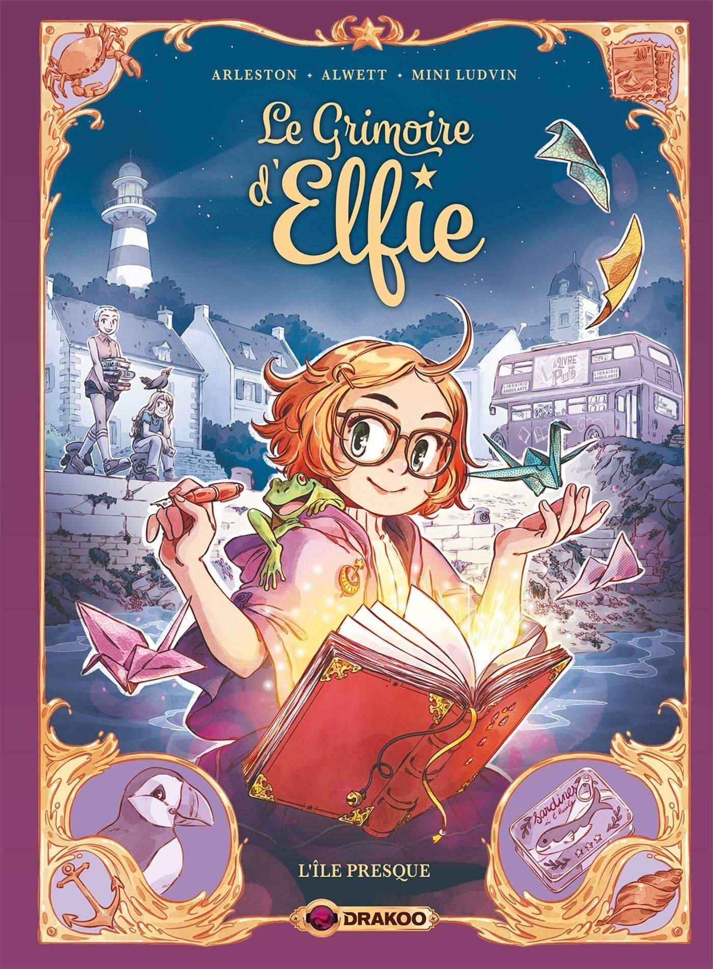 LE GRIMOIRE D'ELFIE - T01 - LE GRIMOIRE D'ELFIE - VOL. 01 + CADEAU - L'ILE PRESQUE