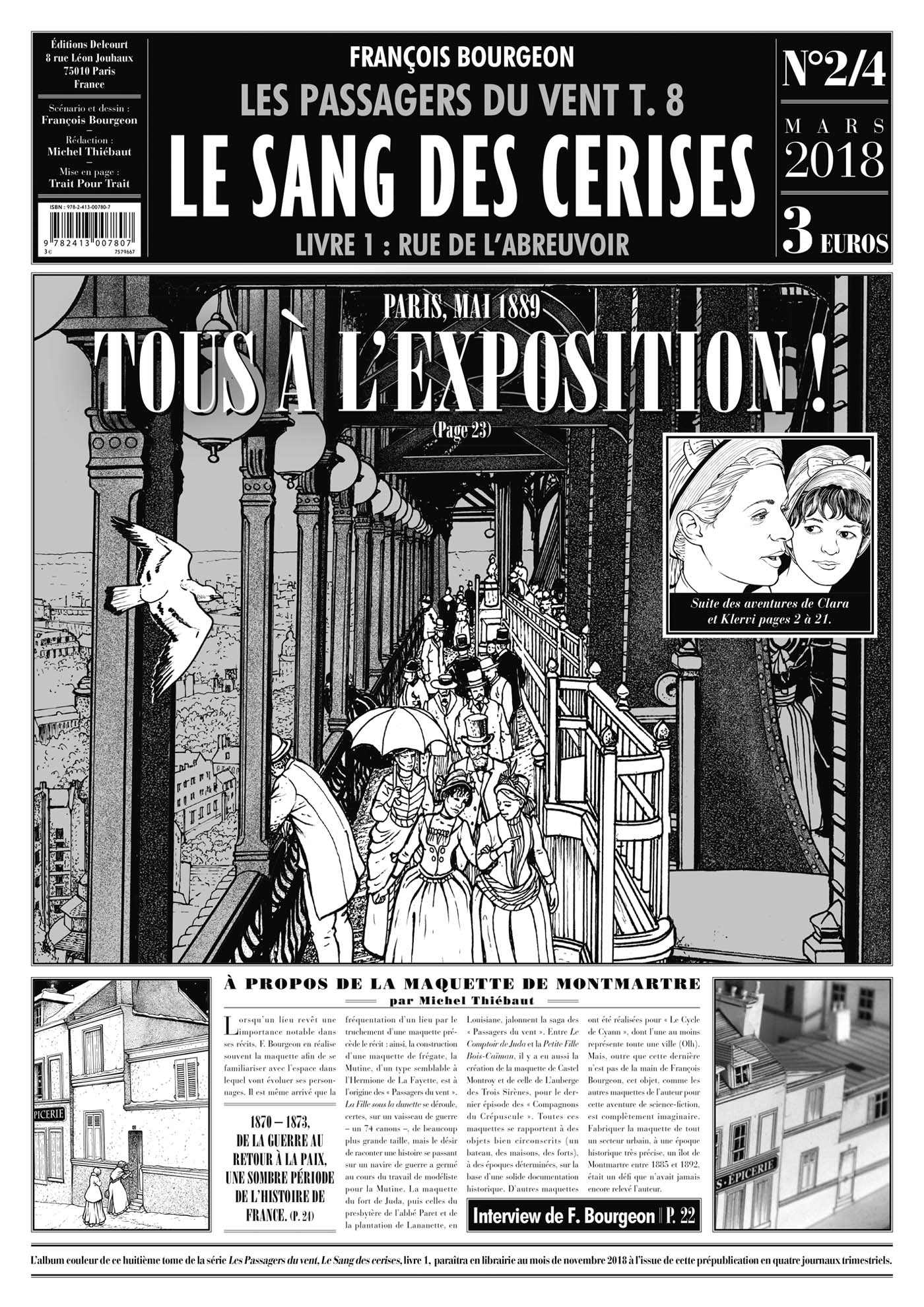 Les Passagers Du Vent T08 - Le Sang Des Cerises Journal 2/4