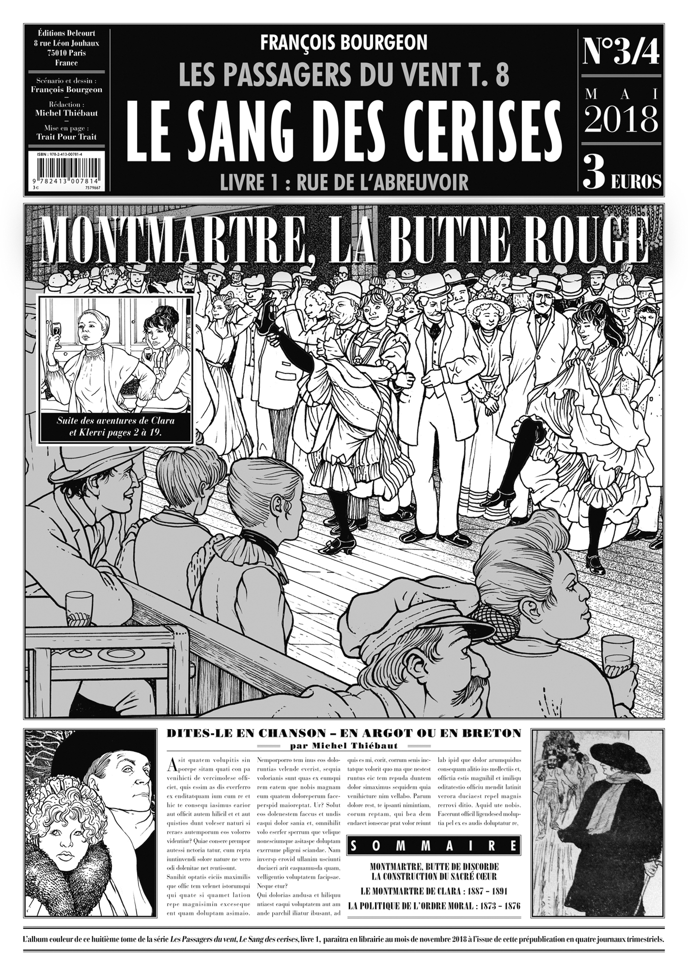 Les Passagers Du Vent T08 - Le Sang Des Cerises Journal 3/4