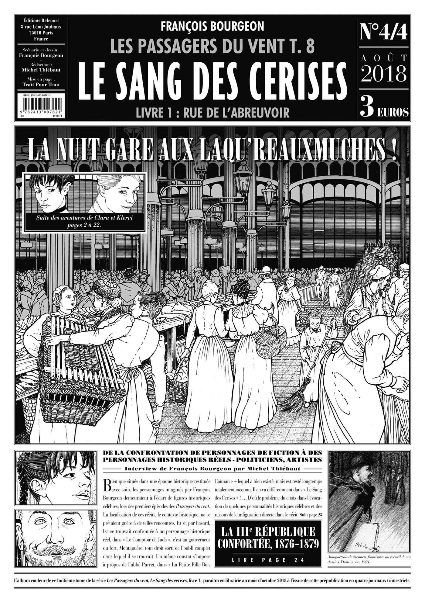 Les Passagers Du Vent T08 - Le Sang Des Cerises Journal 4/4
