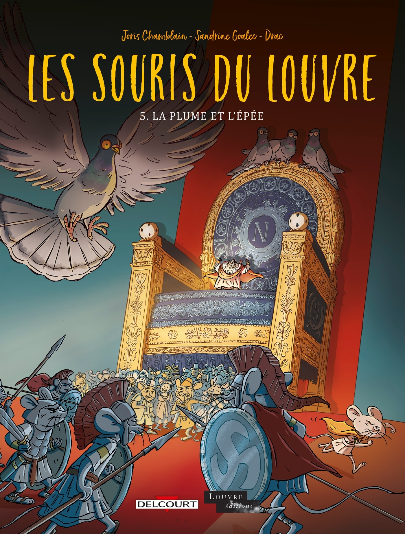 LES SOURIS DU LOUVRE T05 - LA PLUME ET L'EPEE