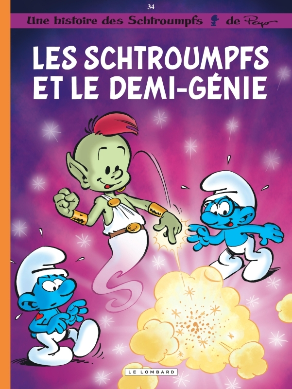 LES SCHTROUMPFS LOMBARD - TOME 34 - LES SCHTROUMPFS ET LE DEMI-GENIE / EDITION SPECIALE (OP ETE 2023