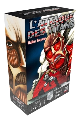 L'Attaque Des Titans - L'Integrale - L'Attaque Des Titans Coffret T01 A T04 - Coffret 4 Tomes