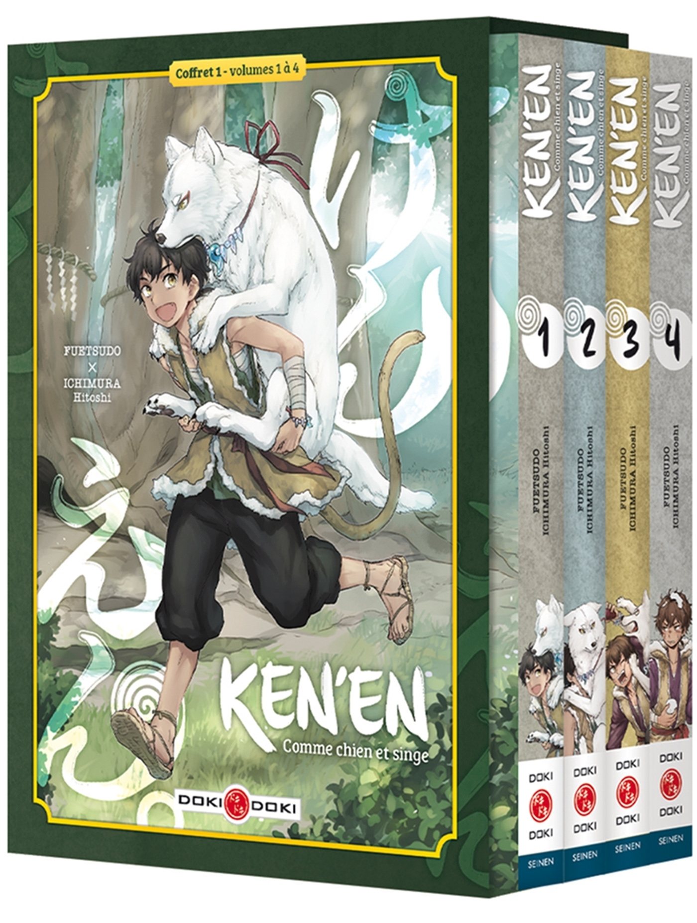 Ken'En - Comme Chien Et Singe - Coffret - Vol. 01 A 04