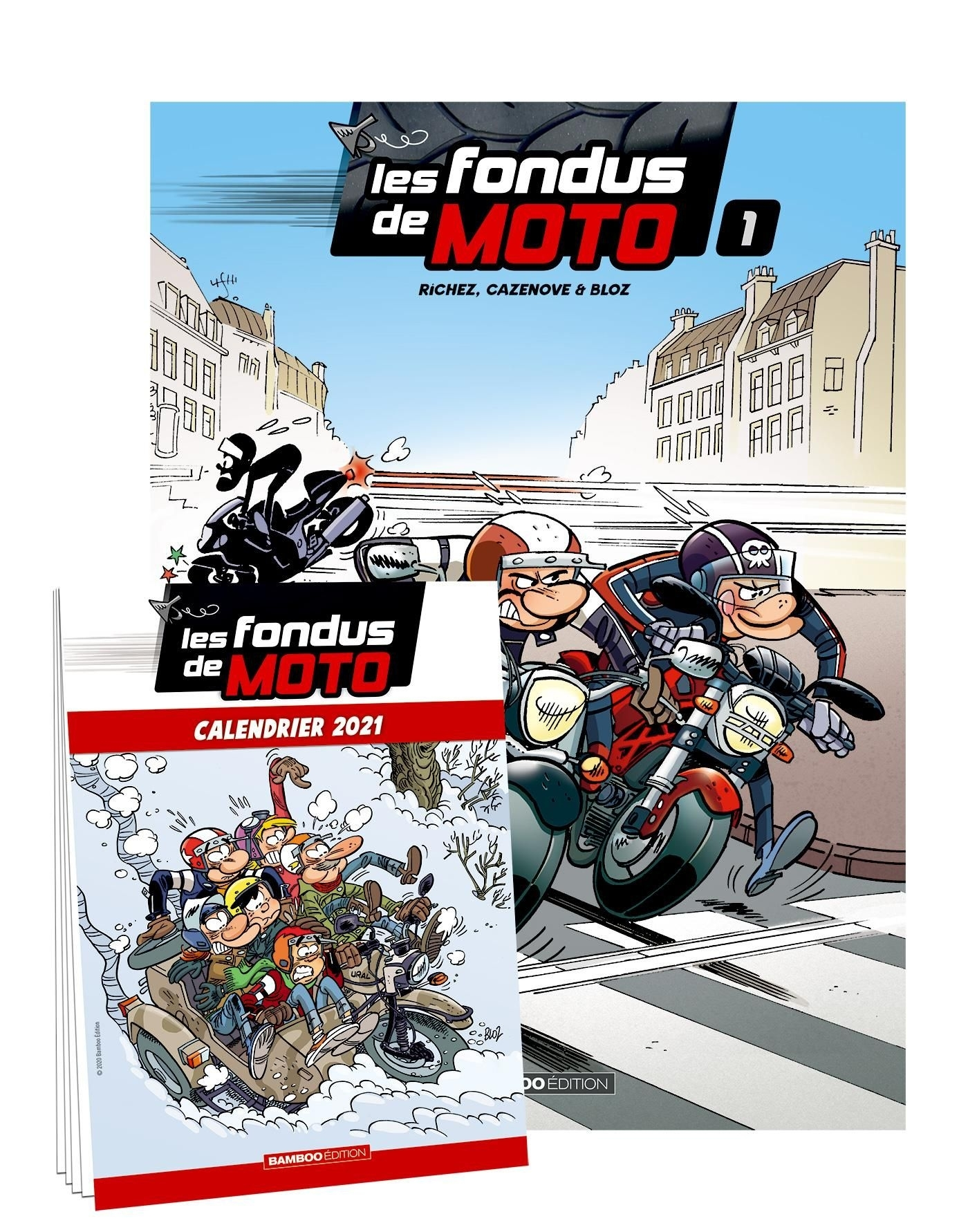 Les Fondus De Moto - Tome 01 + Calendrier 2021 Offert