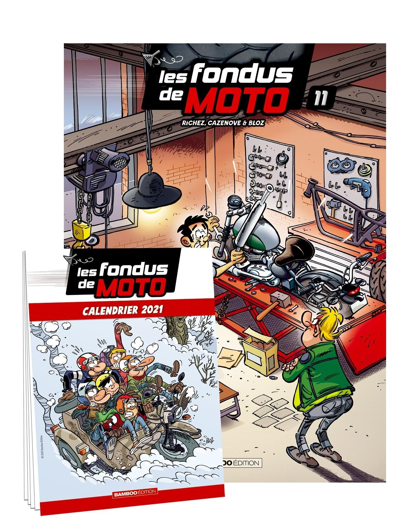 Les Fondus De Moto - Tome 11 + Calendrier 2021 Offert