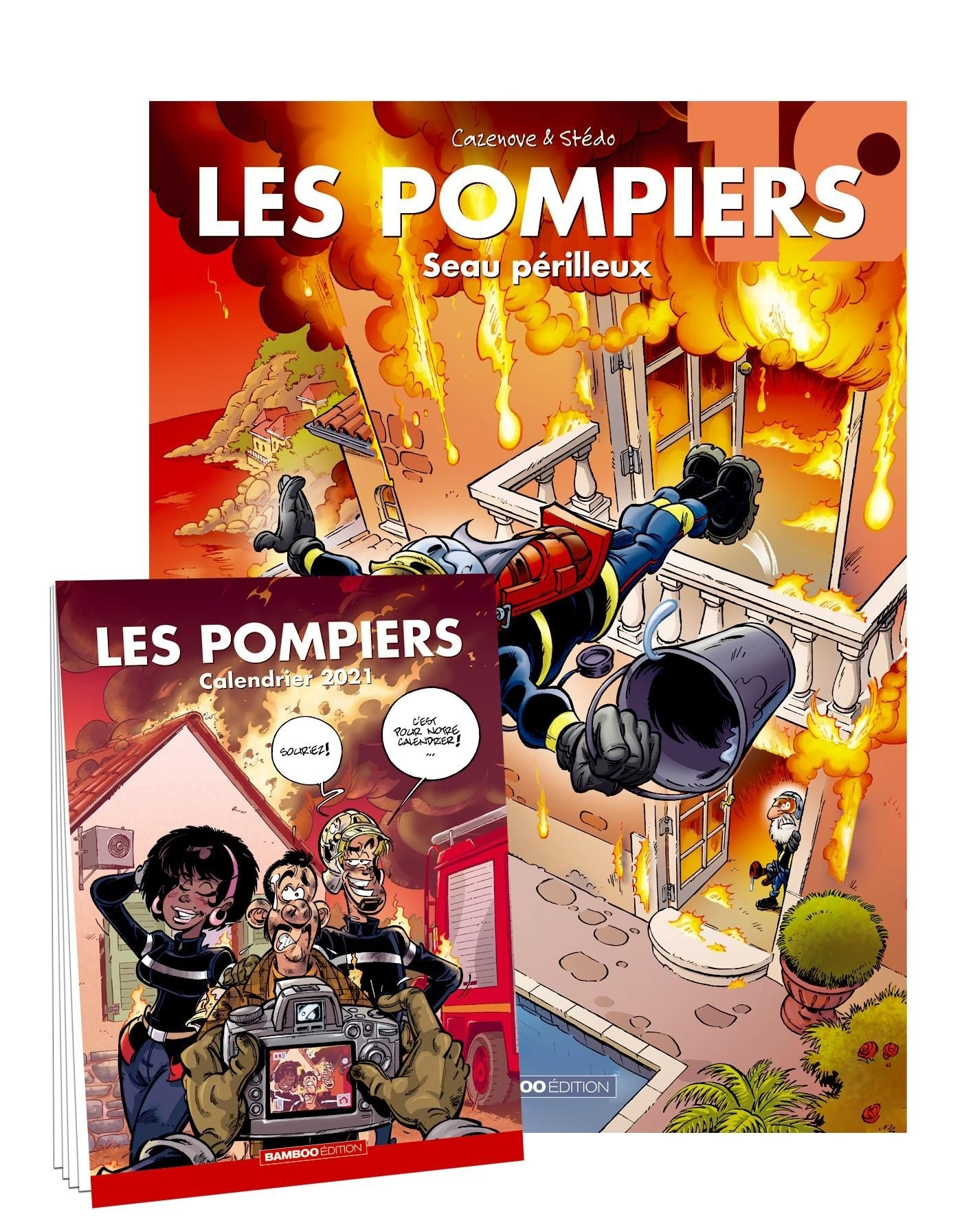 Les Pompiers - Pack - Tome 19 - Calendrier 2021 Offert