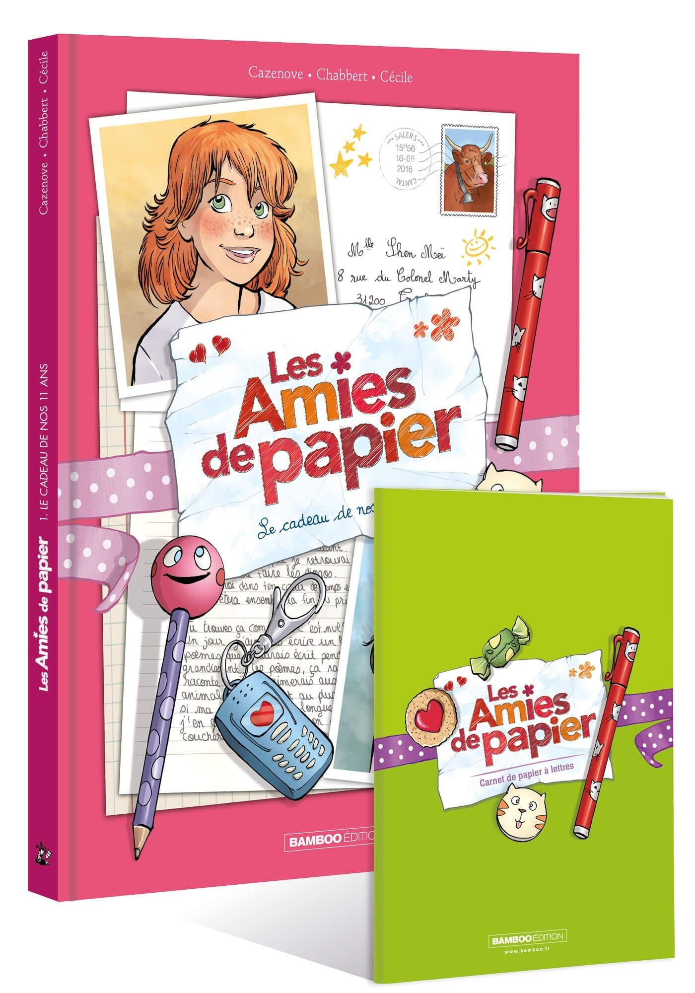 Les Amies De Papier - Tome 01 + Set Papeterie - Le Cadeau De Nos 11 Ans