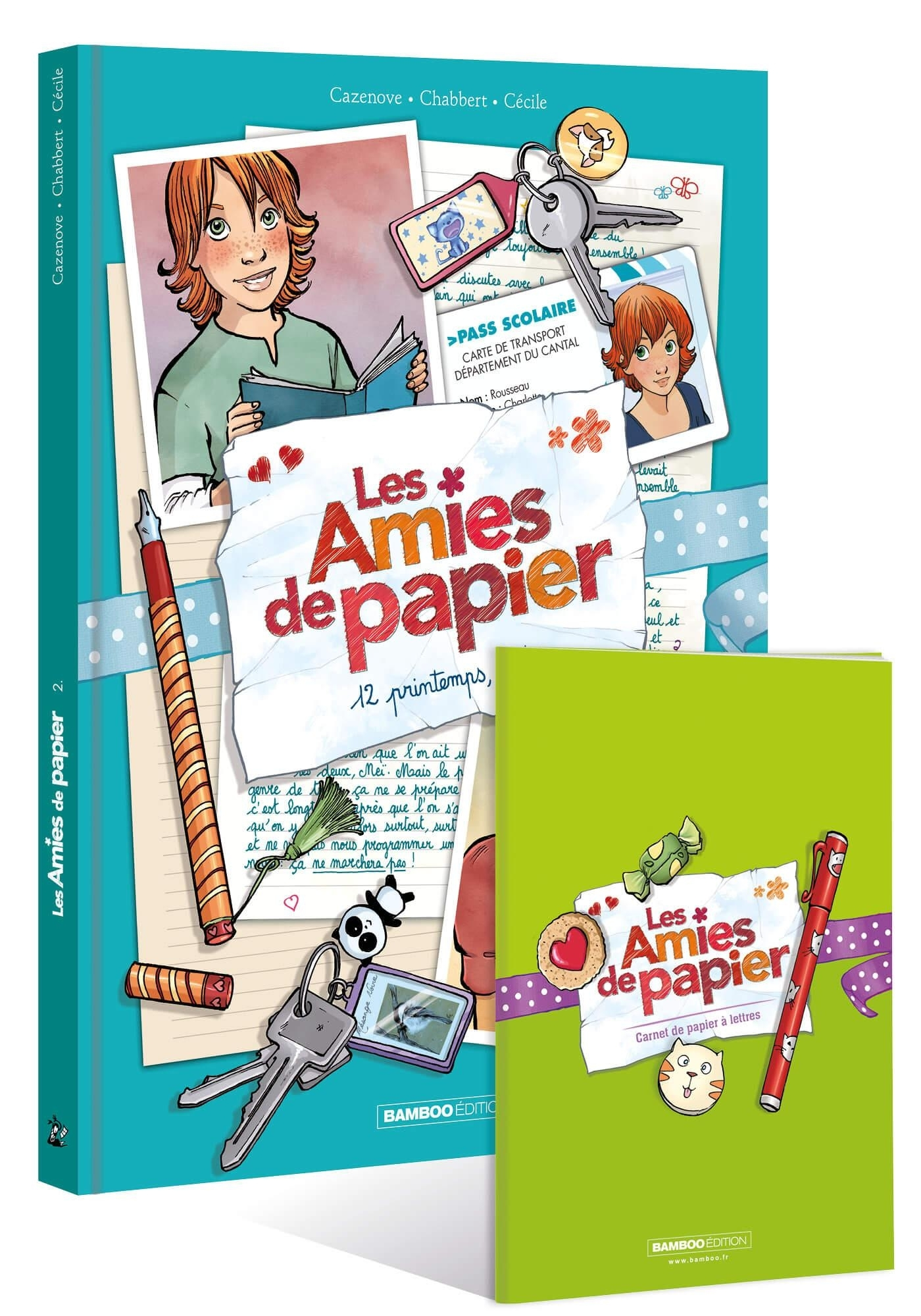 Les Amies De Papier - Tome 02 + Set Papeterie - 12 Printemps, 2 Etes