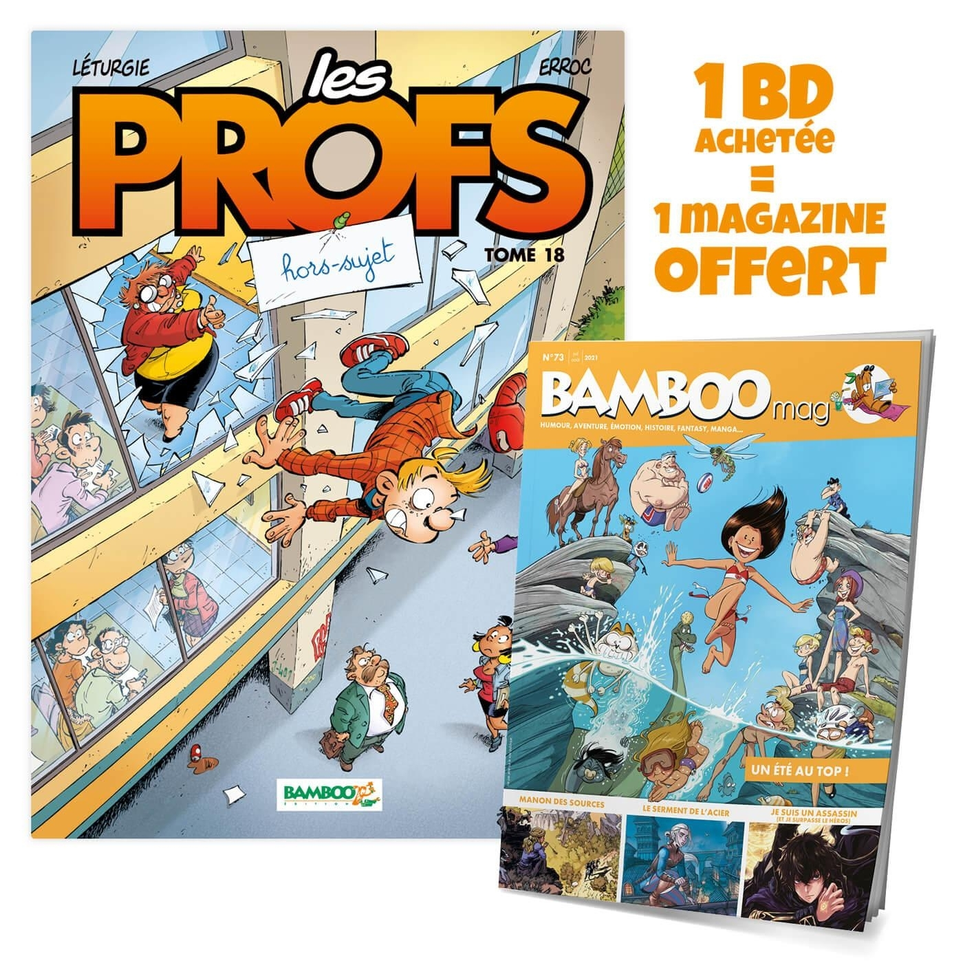 Les Profs - Tome 18 + Bamboo Mag Offert - Hors-Sujet