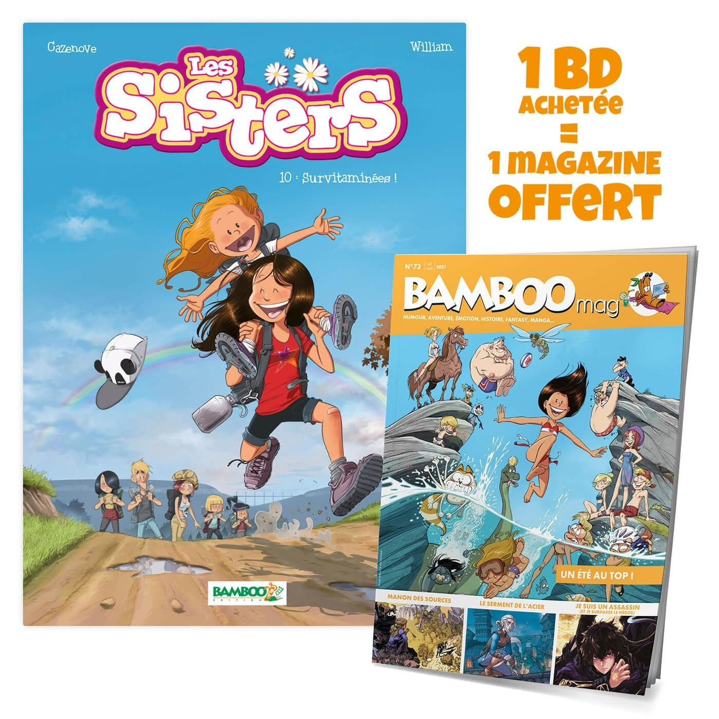 Les Sisters - Tome 10 + Bamboo Mag Offert - Survitaminees !