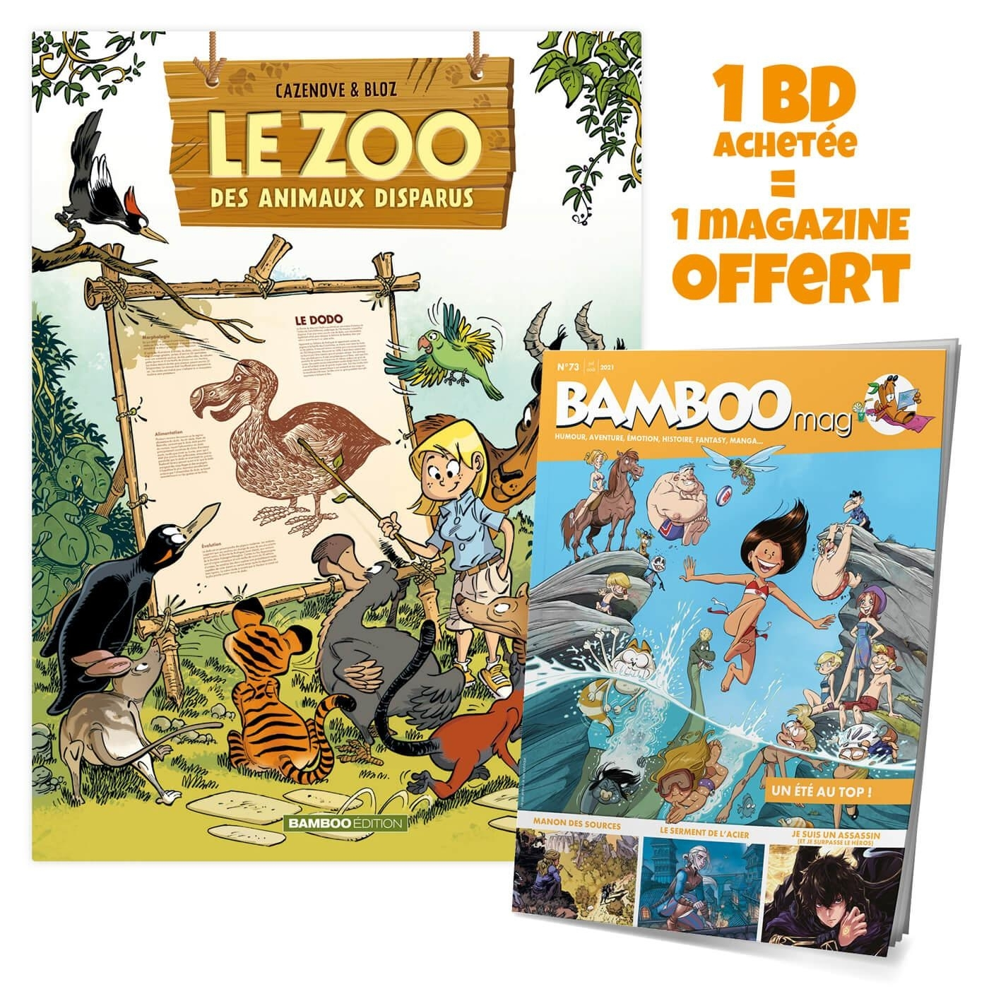 Le Zoo Des Animaux Disparus - Tome 01 + Bamboo Mag Offert