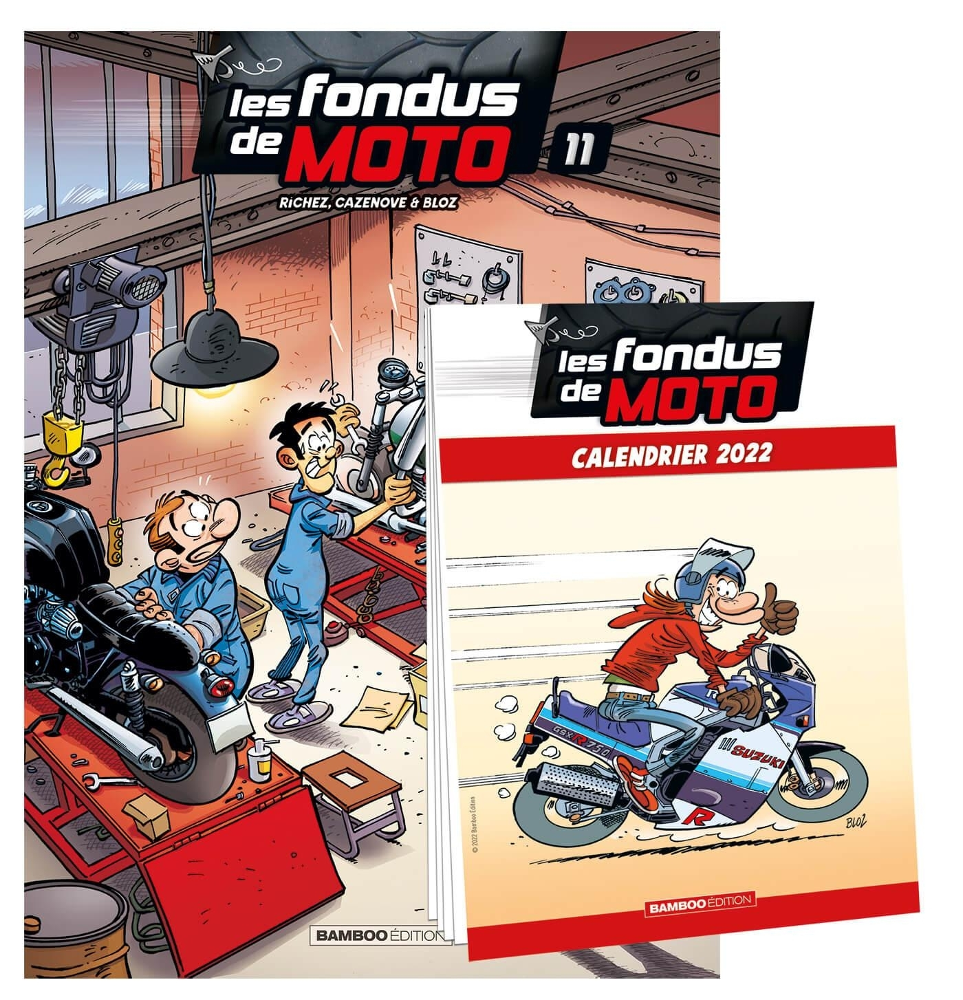 Fondus De Moto (Les) - Tome 11 + Calendrier 2022 Offert