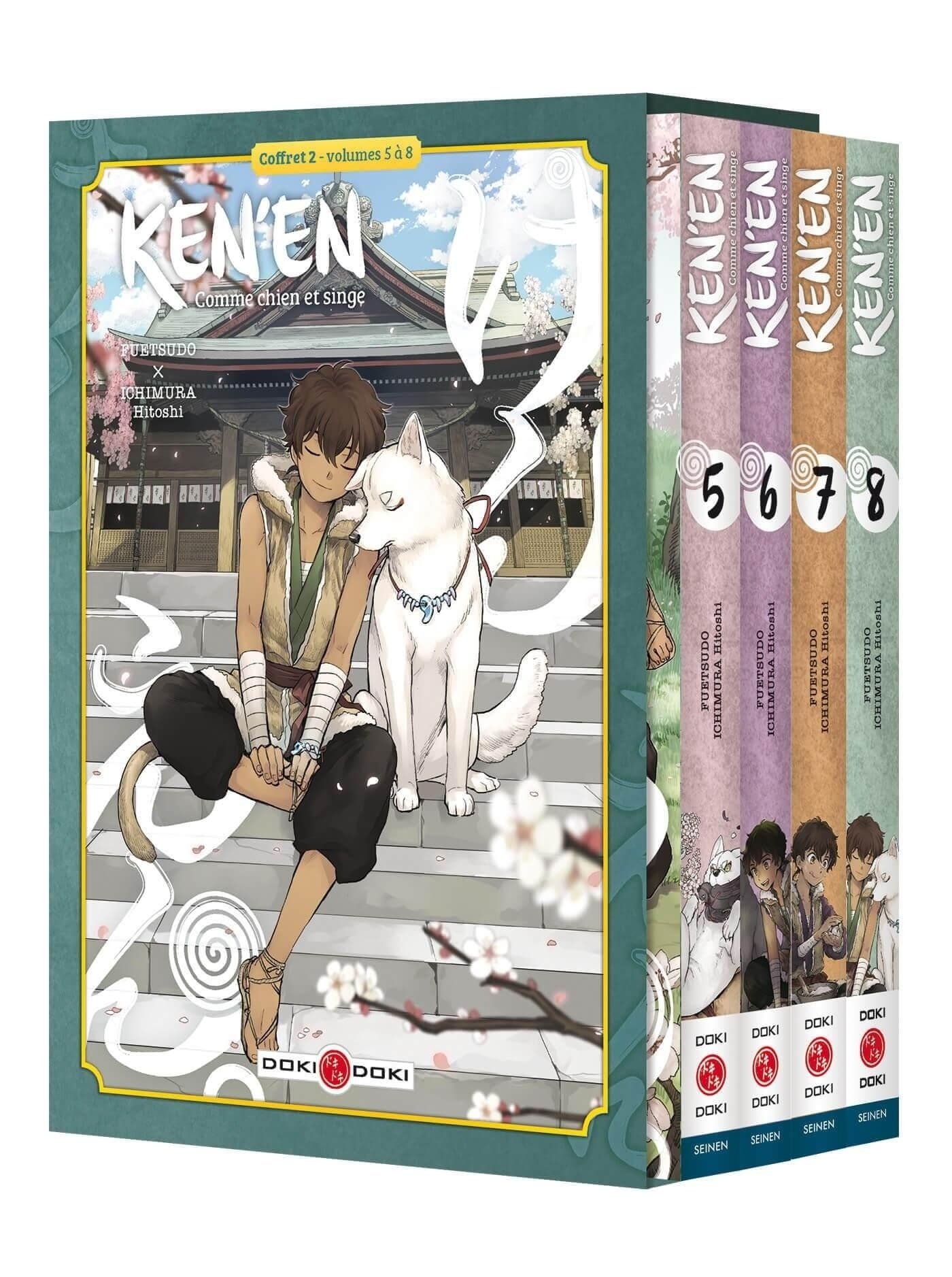 KEN'EN - COMME CHIEN ET SINGE - COFFRET - VOL. 05 A 08