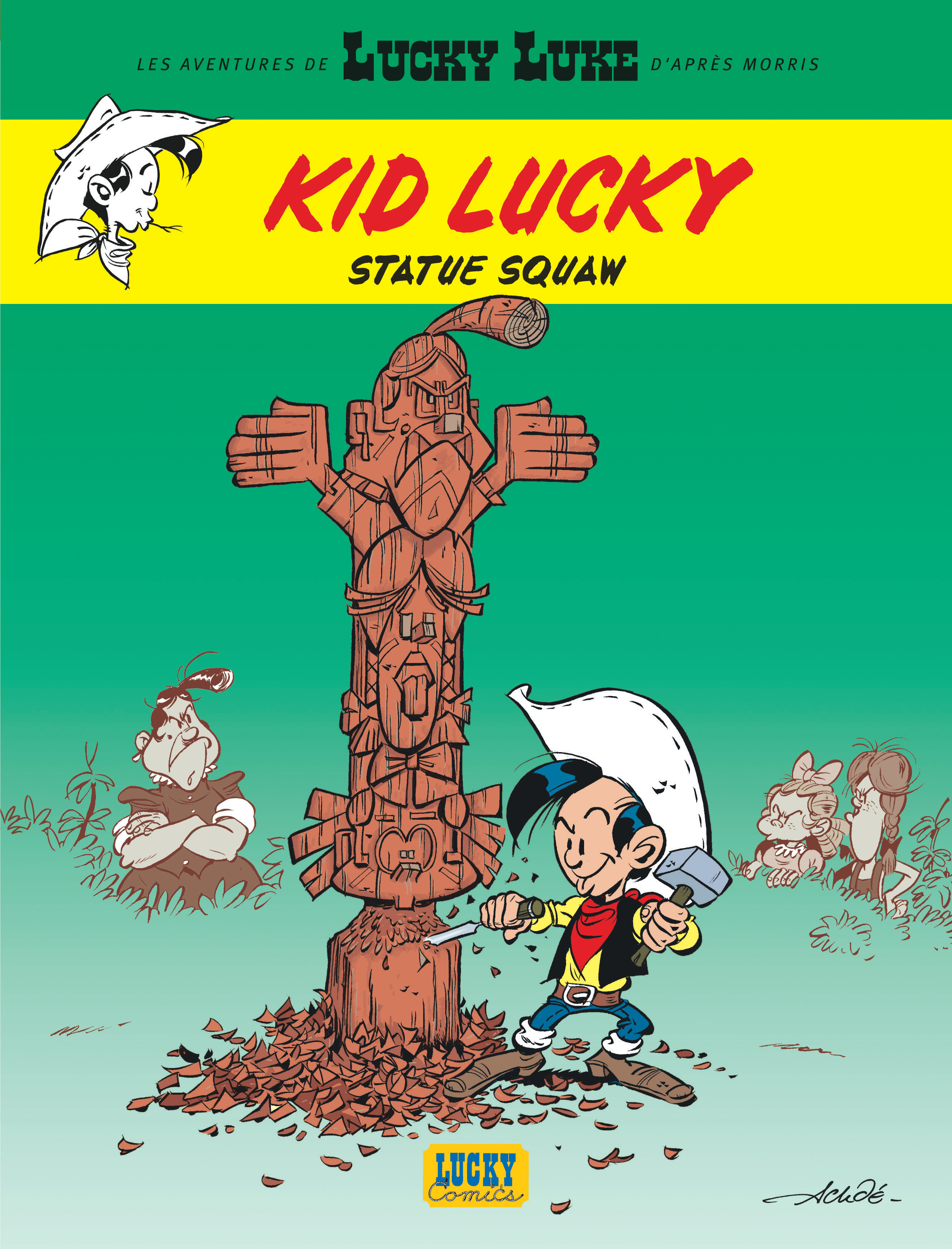 Les Aventures De Kid Lucky D'Apres Morris  - Statue Squaw