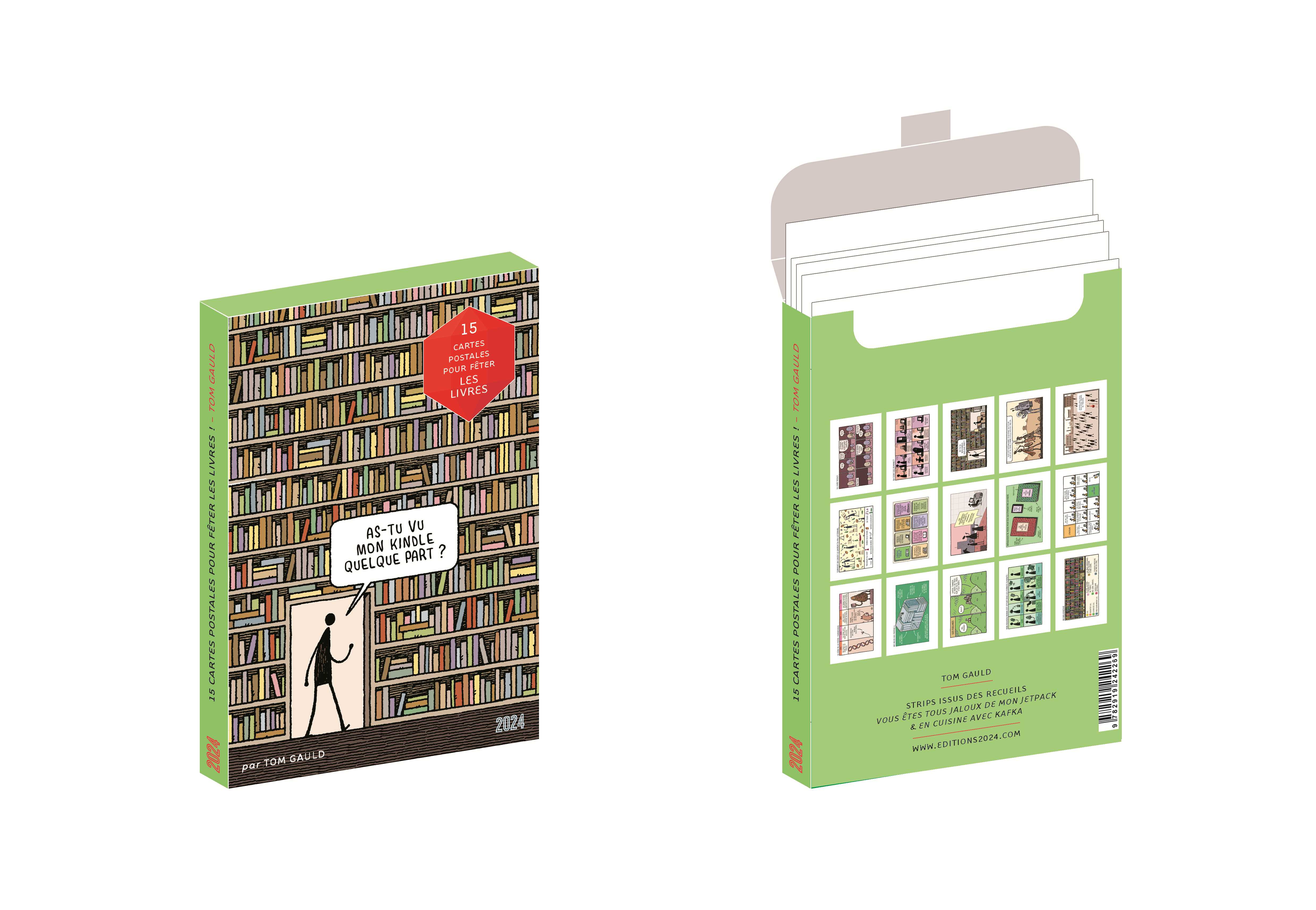 15 Cartes Postales Pour Feter Les Livres - Illustrations, Couleur