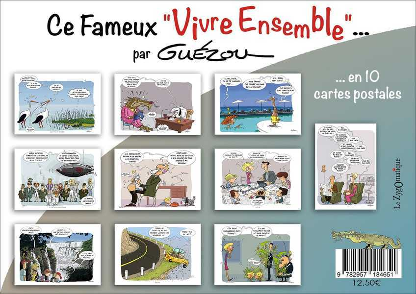 10 Cartes Postales En Pochette : "Ce Fameux Vivre Ensemble