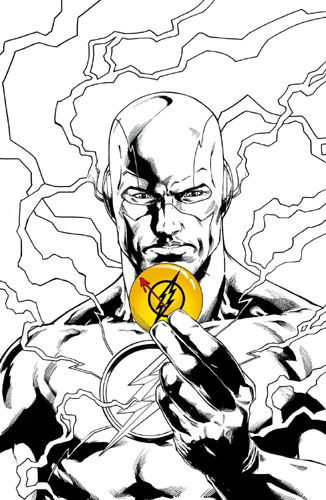 Justice League Rebirth 11 Vc "Le Badge" 2/2