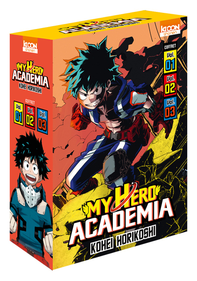 Coffret My Hero Academia - Tomes 1 A 3