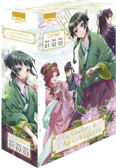 COFFRET LES CARNETS DE L'APOTHICAIRE VOL. 1 A 3