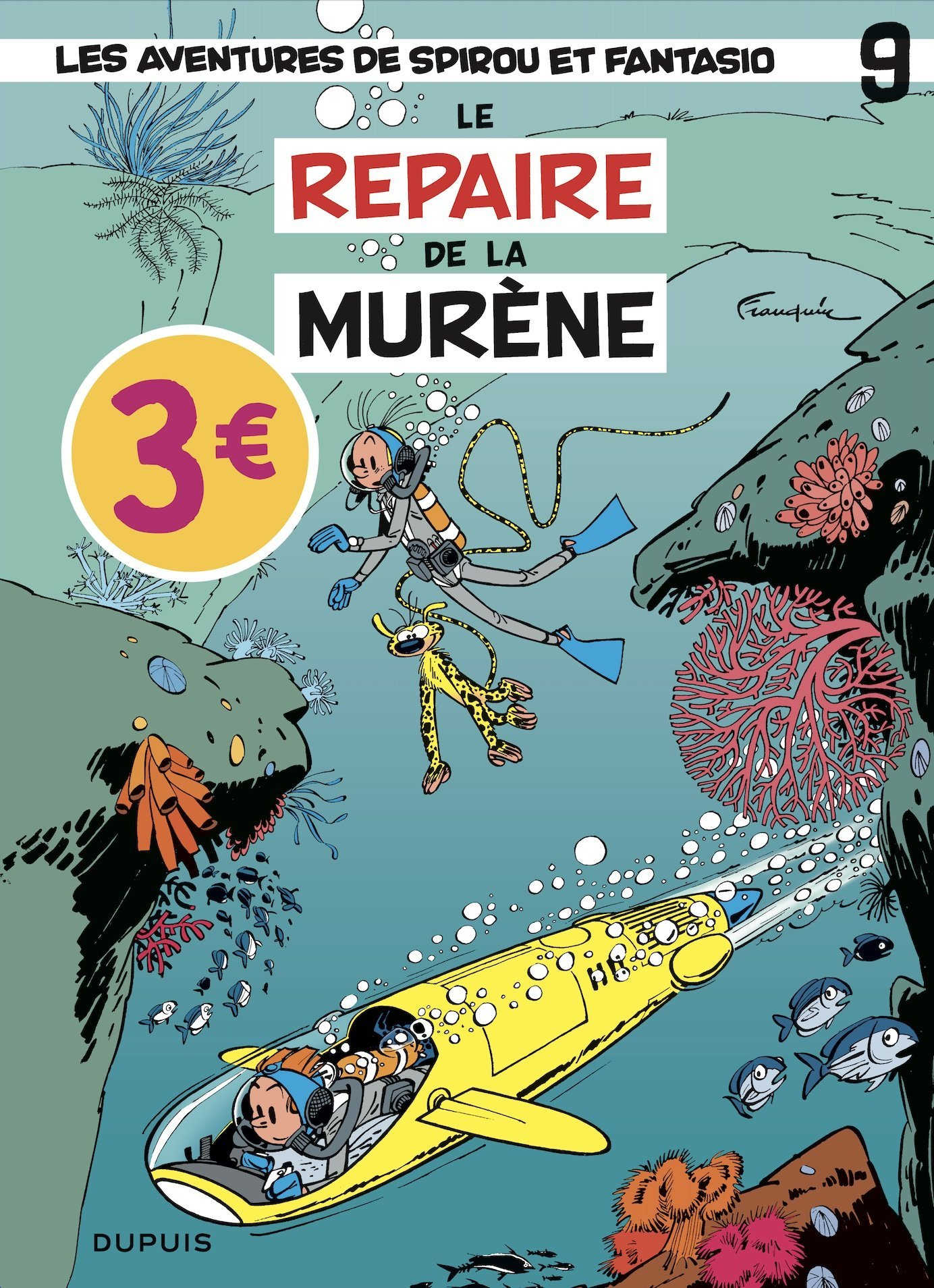 SPIROU ET FANTASIO - TOME 9 - LE REPAIRE DE LA MURENE / EDITION SPECIALE (OPE ETE 2022)