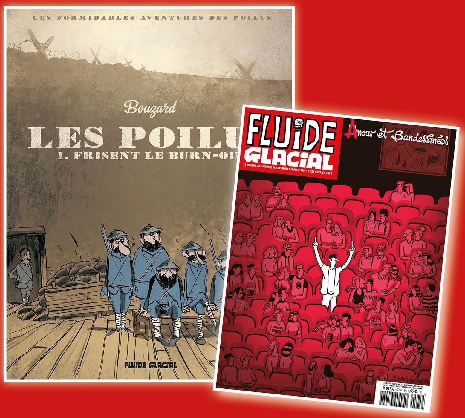 Les Poilus - Frisent Le Burn-Out + Magazine Anniversaire Offert