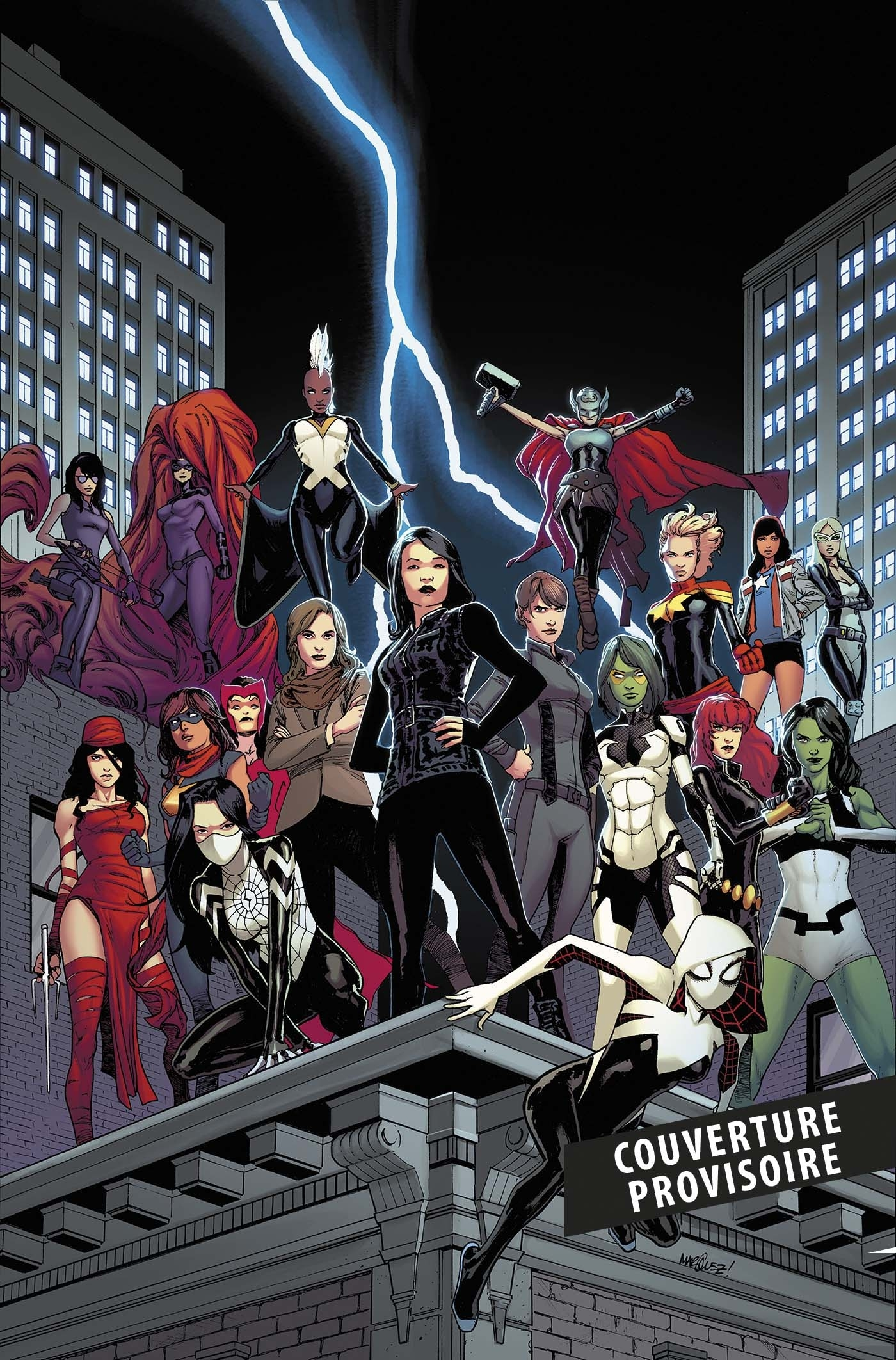 COFFRET MARVEL SUPER-HEROINES - COMPTE FERME