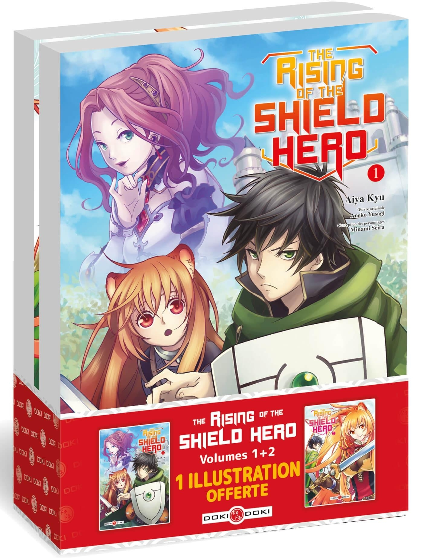 RISING OF THE SHIELD HERO (THE) - T01 - THE RISING OF THE SHIELD HERO - PACK VOL. 1 & 2 + EXLIBRIS