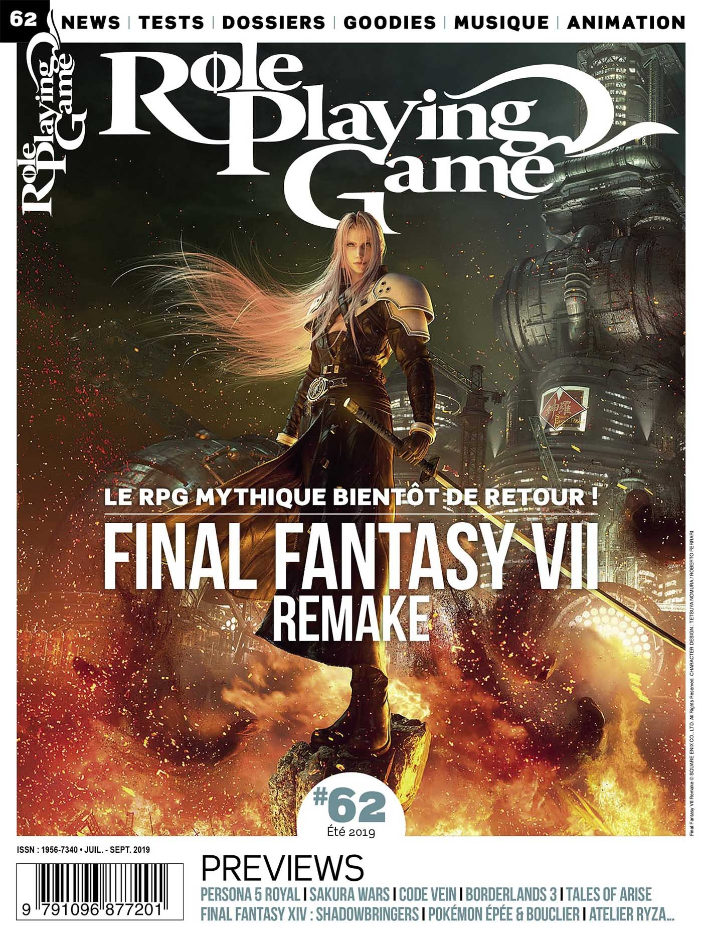 Role Playing Game N 62 Juillet/Septembre 2019