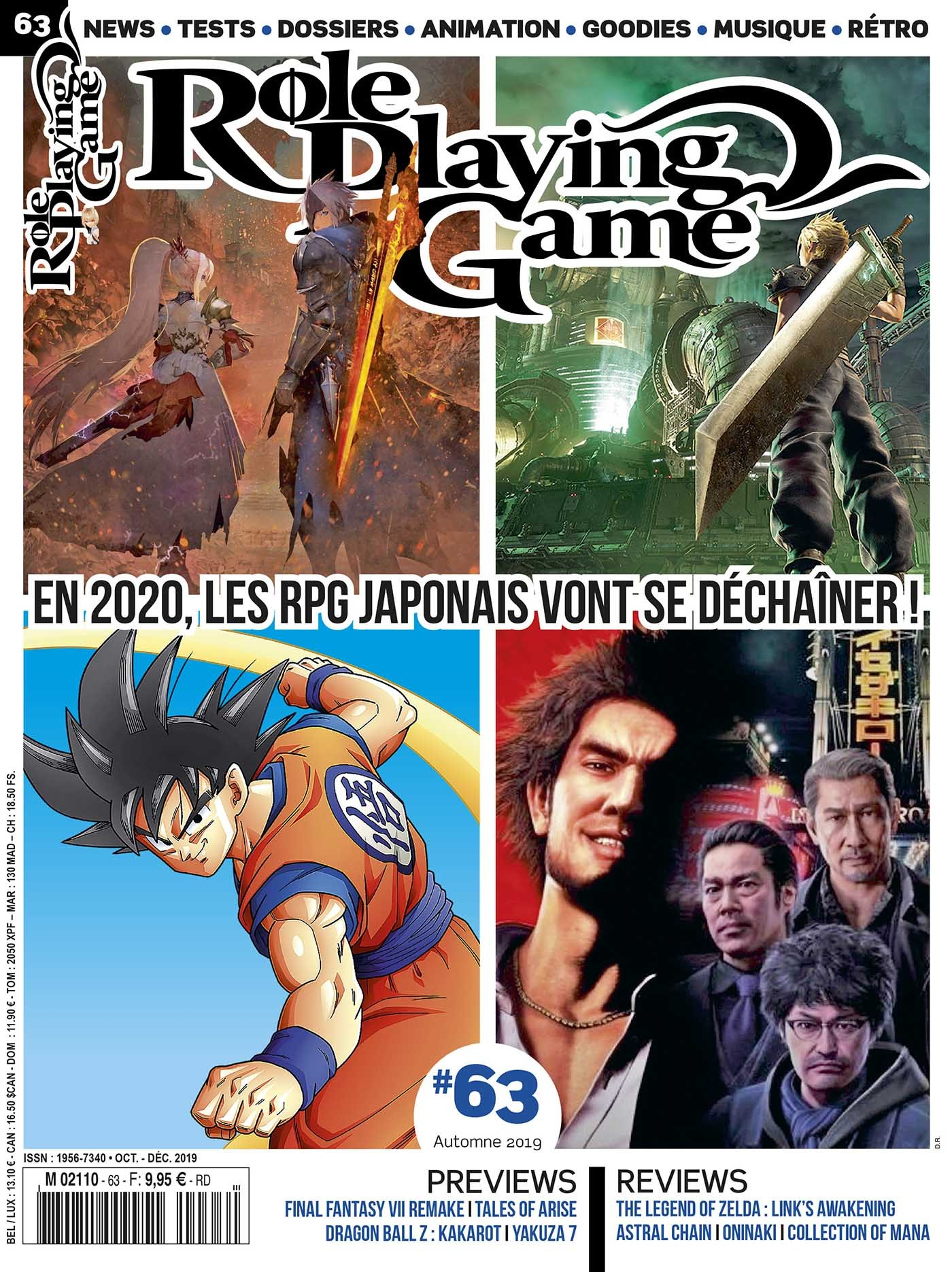 Role Playing Game N 63 Octobre/Novembre 2019